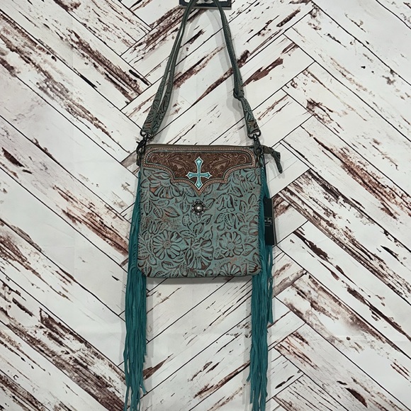 NWT myra leather crossbody bag - Picture 6 of 7